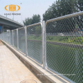 pvc coated and galvanized diamond chain link fence